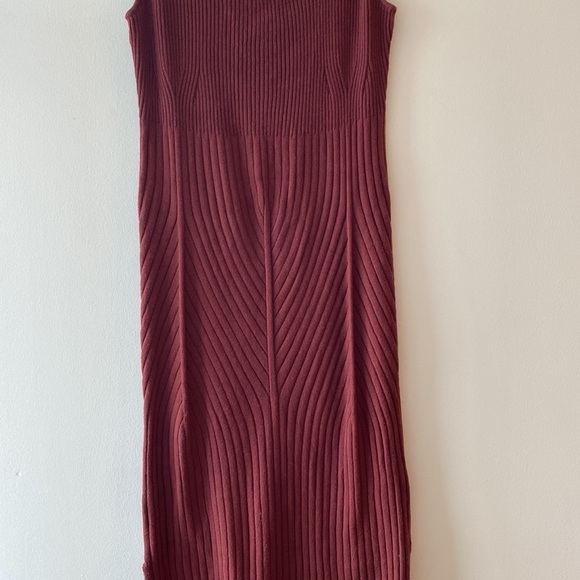 Anthropologie Colleen Ribbed Dress Sweater Cardigan Set - Picture 11 of 12